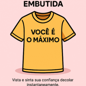Camiseta com Autoestima Embutida