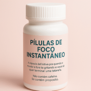 Pílulas de Foco Instantâneo (sem efeitos colaterais)